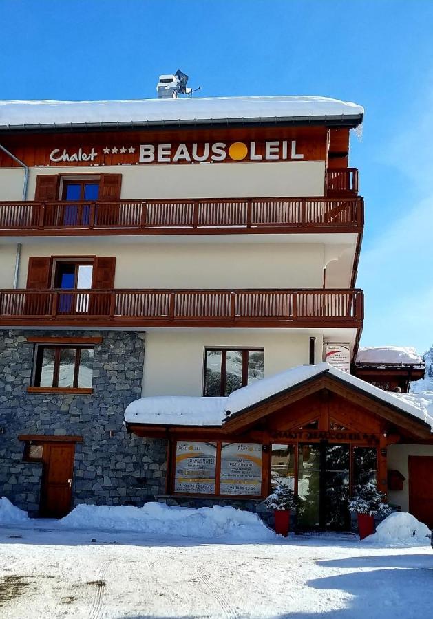 Chalet Beausoleil 4 Etoiles - Prestige - Au Pied Du Col De La Croix De Fer Saint-Sorlin-dʼArves Exterior foto